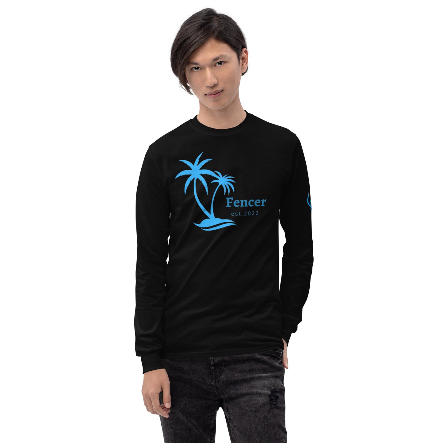 "Palm Tree" Fishing Long Sleeve Shirt