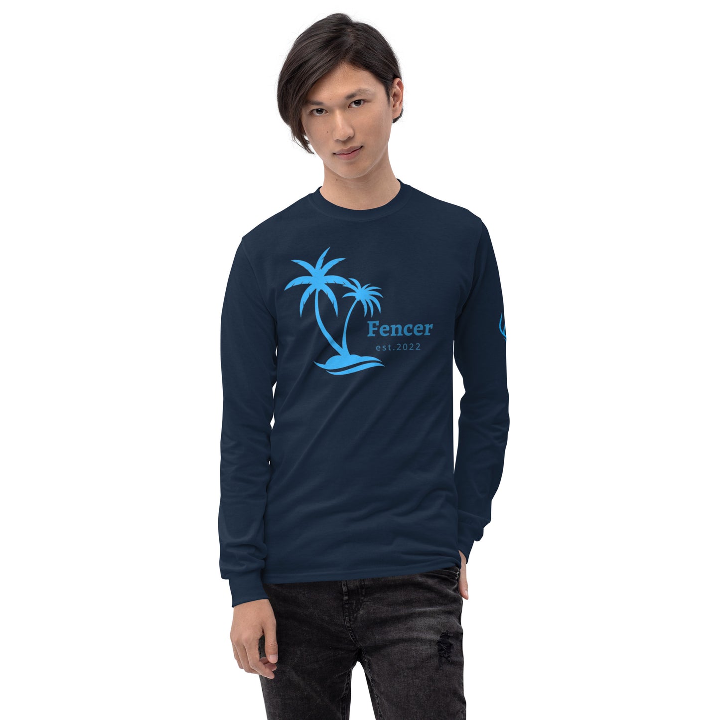 "Palm Tree" Fishing Long Sleeve Shirt